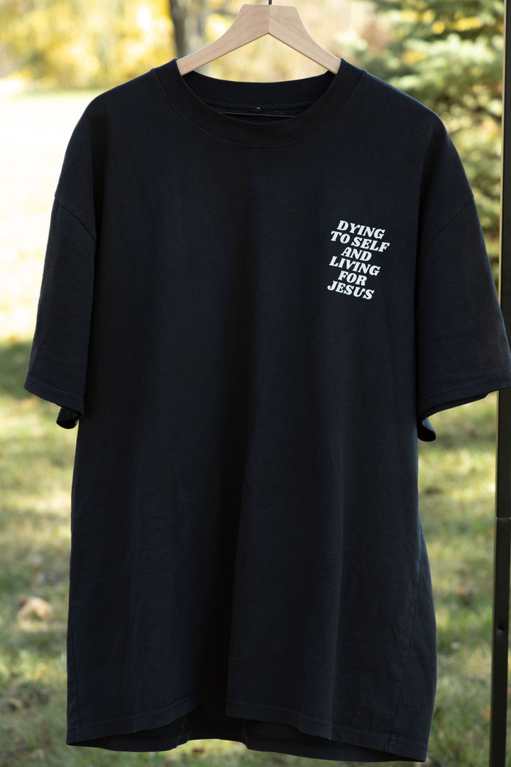 TAKE UP YOUR CROSS TEE black front